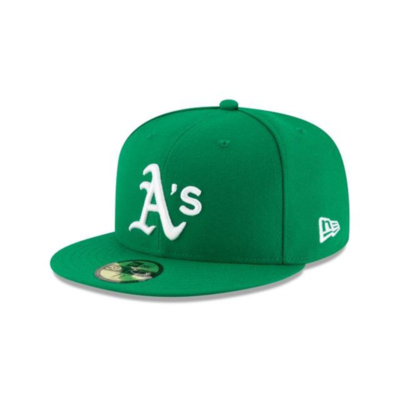 MLB Oakland Athletics Authentic Collection Alt 59Fifty Fitted (YHK6538) - Green New Era Caps